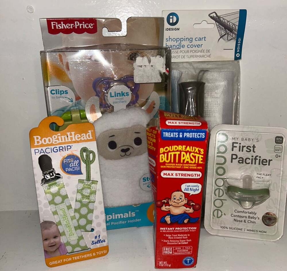 Fisher Price Clipimals Llama Universal Baby Pacifier Holder Washable Infant